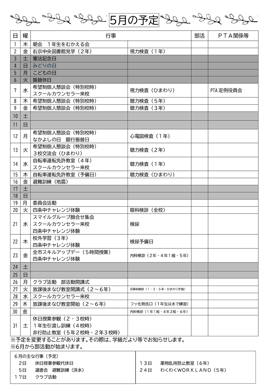 くすのき 2025年5月号