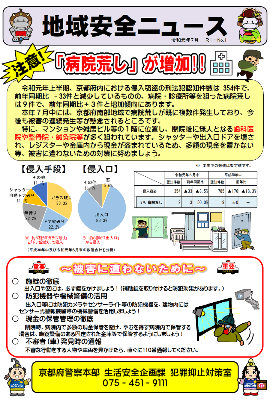 地域安全ニュース