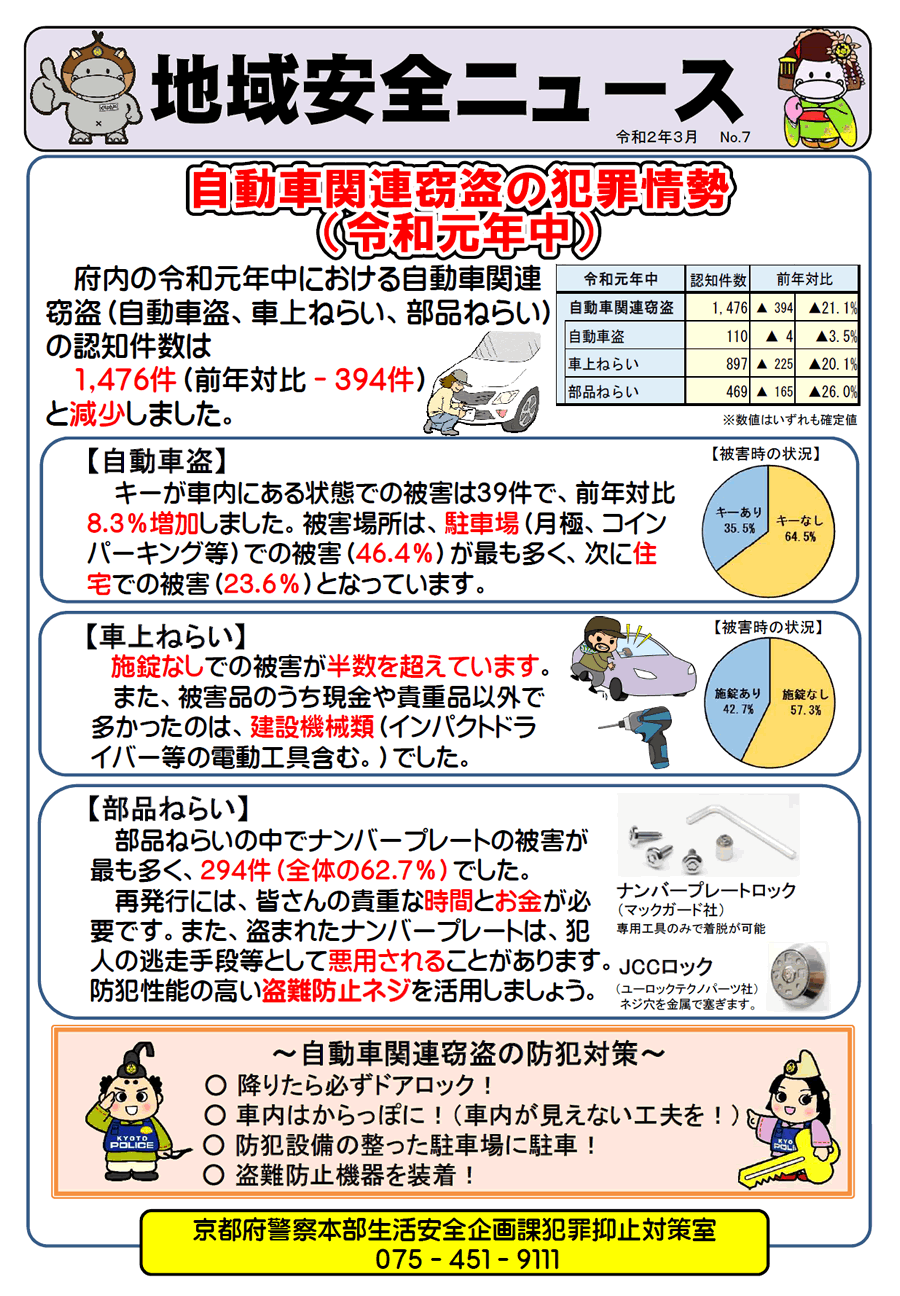 地域安全ニュース